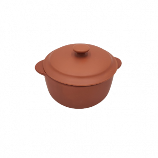 Cazuela Mini C/Tapa Terracota PTM.