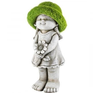 Figura Jardín Muchacha Sombrero. PTM Ref. A220779