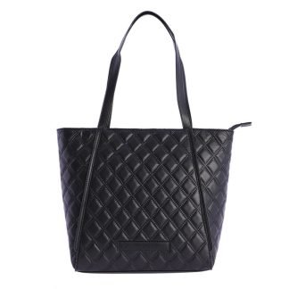 Bolso Hombro Rombo Negro D. Algodón 2911001