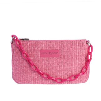 Bolso Bandolera Cadena Fucsia DA 7869010