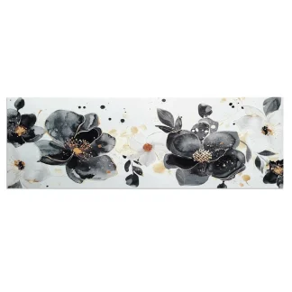 Cuadro Fotoimpresión Flores Negras UNIMASA 807265