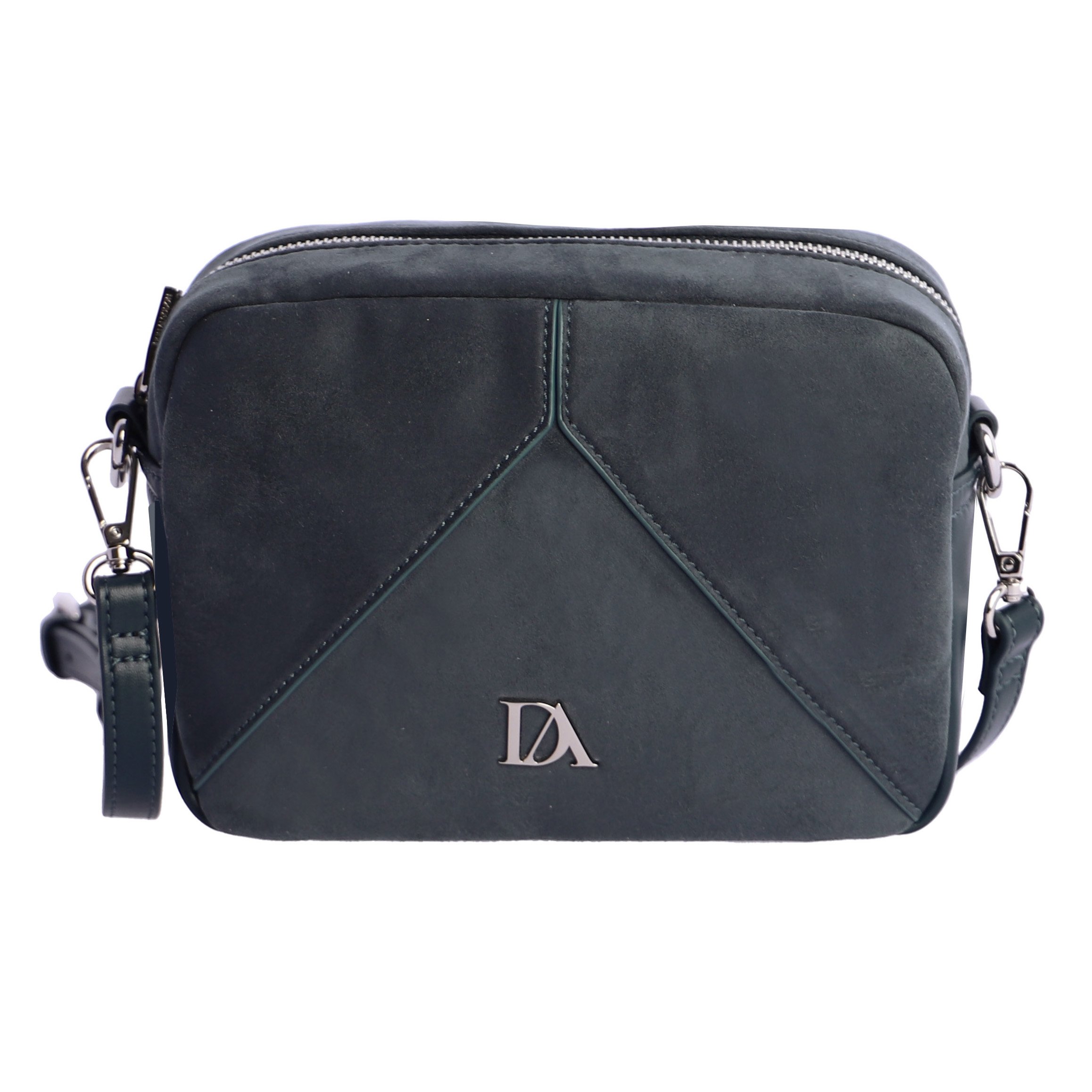 Bolso Bandolera Ante Azul D. Algodón 7802017