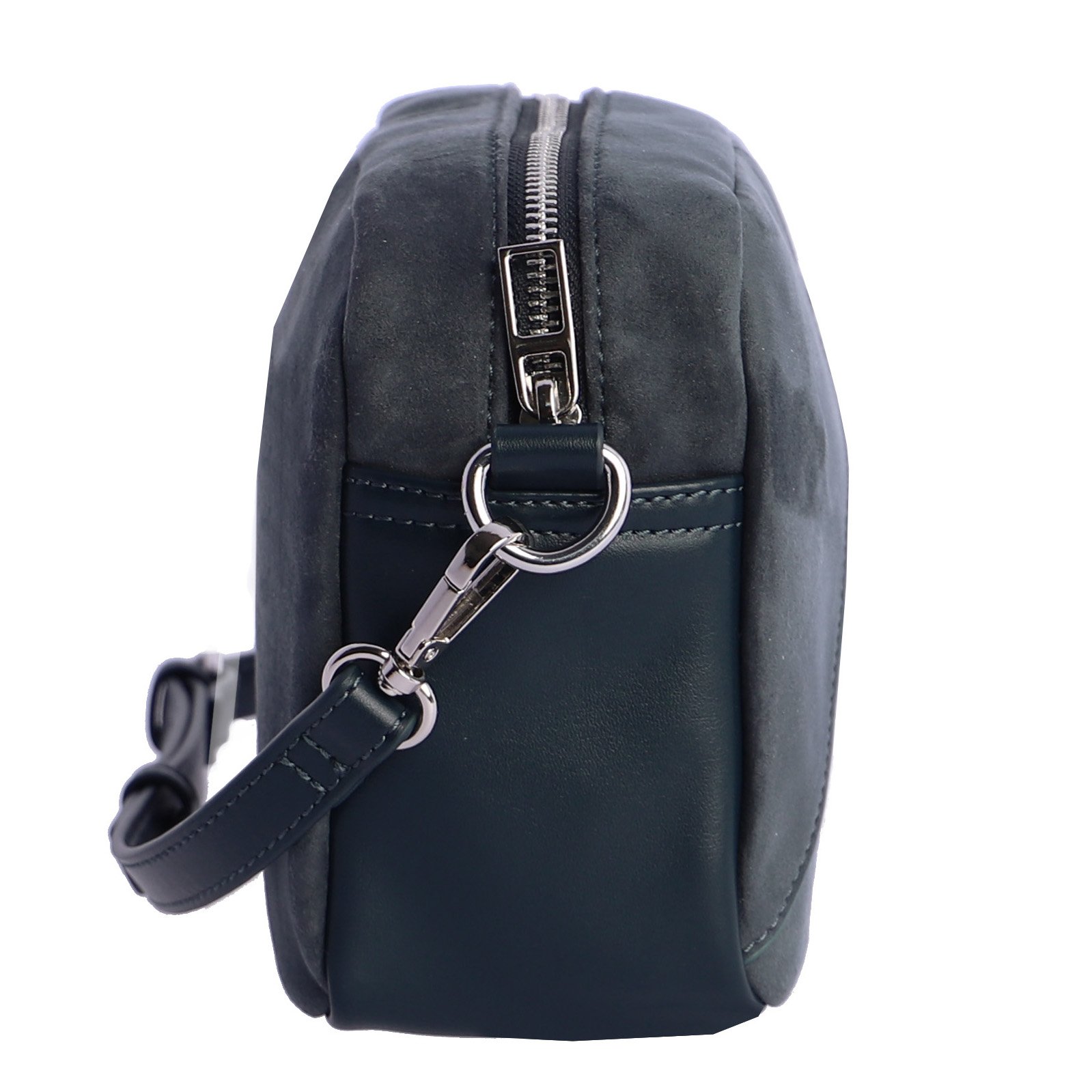 Bolso Bandolera Ante Azul D. Algodón 7802017 - Imagen 4