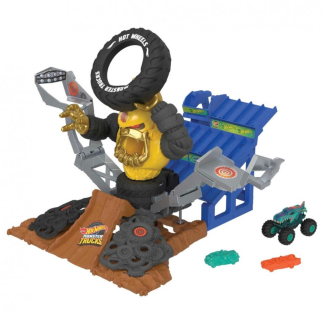 Monster Trucks Arena Smashers: Mega-Wrex VS. Crushzilla Hot Wheels HPR47 Mattel