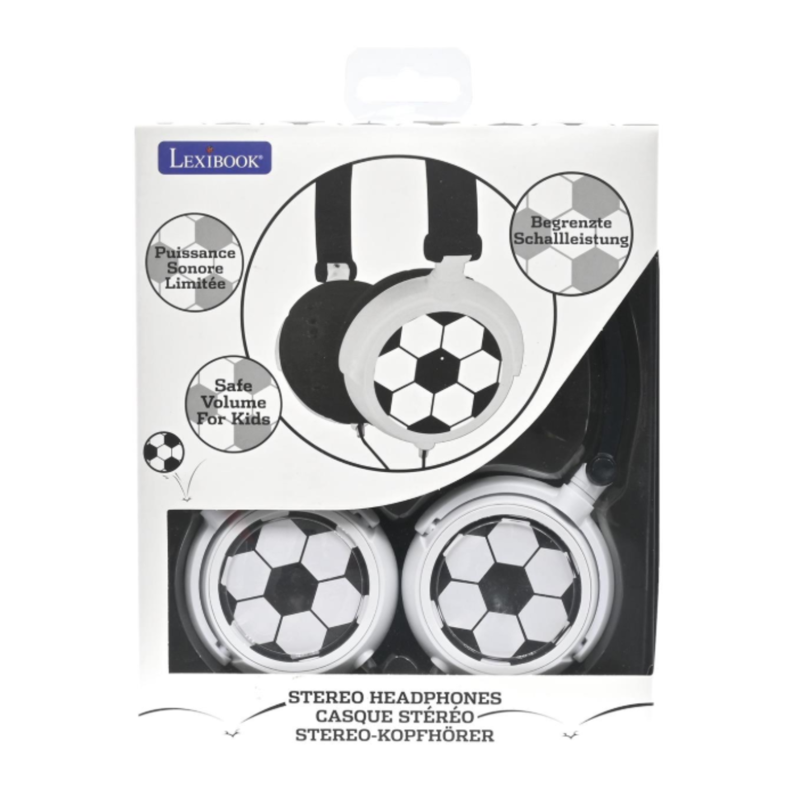 Auriculares Plegables Fútbol con cable y puerto USB HP015FO Lexibook - Imagen 2